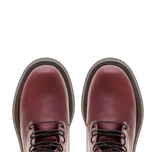 Carl Scarpa Punk Burgundy Leather Lace Up Boots